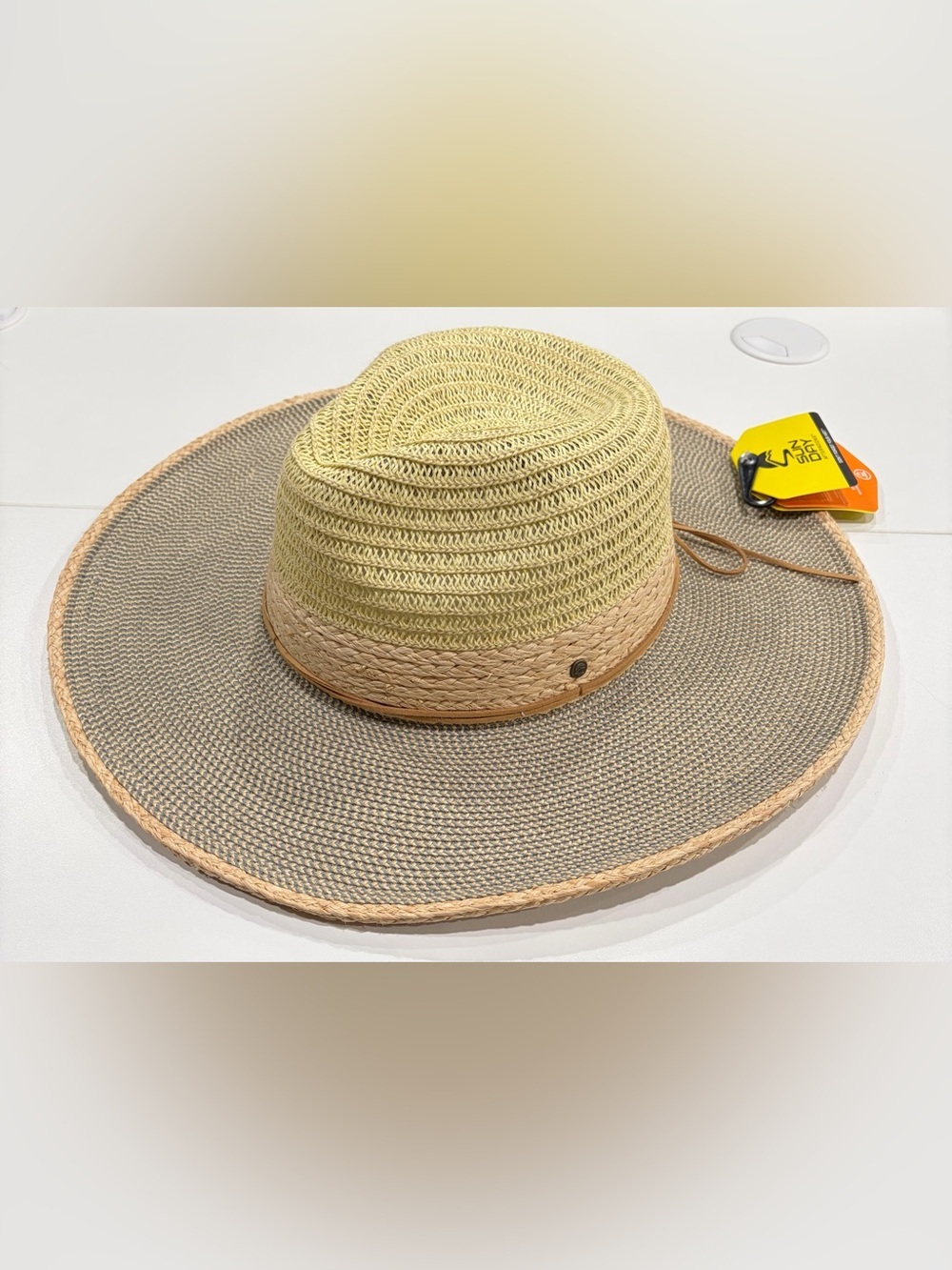 Sunday Afternoons Women's Large Valencia Straw Hat Fedora Sun Summer NWT